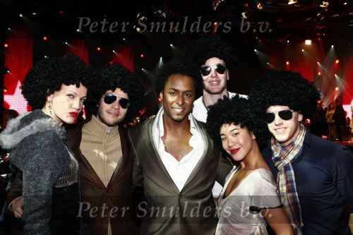 Hilversum 21 november 2008
Opnames popstars dat wordt gepresenteerd door Gerard Joling en een zwangere Nance Coolen. Norman met familie
Peter Smulders bv
