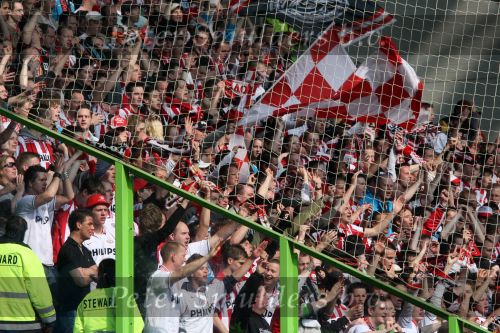 Arnhem, 20 April 2008 Kompetitiewedstrijd Vitesse-PSV, eindstand 0-1 Seizoen 2007/2008
PSV Landskampioen
PSV Supporters