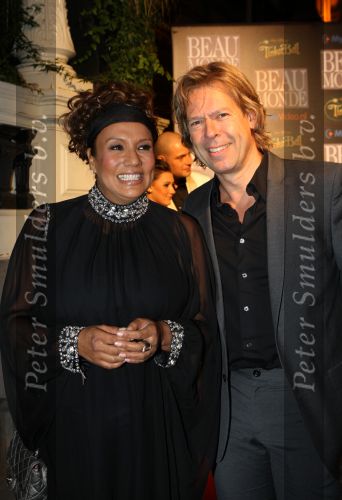 Amsterdam, 30 Oktober 2008 
Uitreiking Beau Monde Awards 2008
Patty Brard met haar vriend
Foto Peter Smulders BV