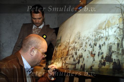 Amsterdam 22 november 2007
Paul de Leeuw met brilletje
Presentatie tijdschrift oog in het rijksmuseum.