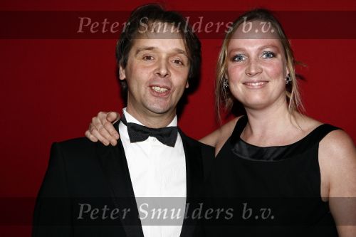 Zaandam 7 december 2008
Premiere op hoop van zegen.  Peter Lusse met vriendin 
Peter Smulders bv