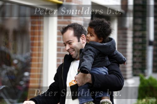 Amsterdam 22 oktober 2008
Peter v d Vorst met zijn zoontje.
Peter Smulders bv
