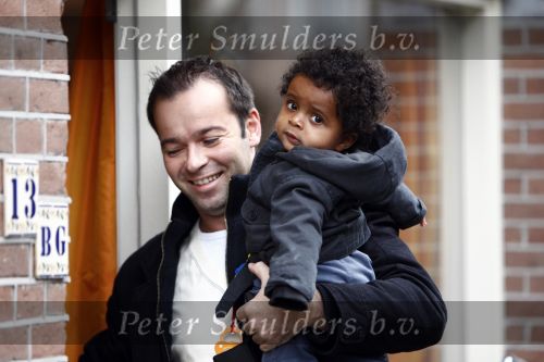 Amsterdam 22 oktober 2008
Peter v d Vorst met zijn zoontje.
Peter Smulders bv