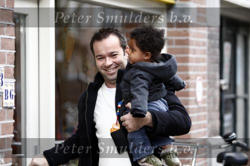Amsterdam 22 oktober 2008
Peter v d Vorst met zijn zoontje.
Peter Smulders bv