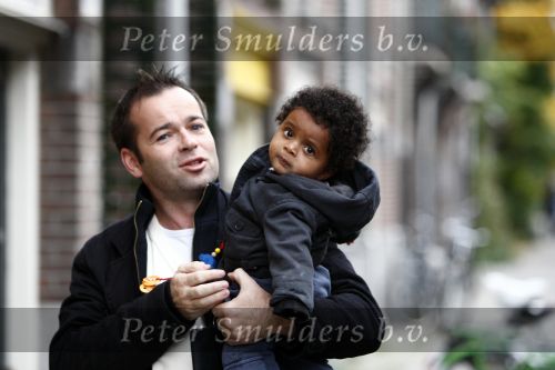 Amsterdam 22 oktober 2008
Peter v d Vorst met zijn zoontje.
Peter Smulders bv