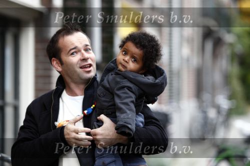 Amsterdam 22 oktober 2008
Peter v d Vorst met zijn zoontje.
Peter Smulders bv