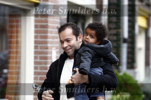 Amsterdam 22 oktober 2008
Peter v d Vorst met zijn zoontje.
Peter Smulders bv