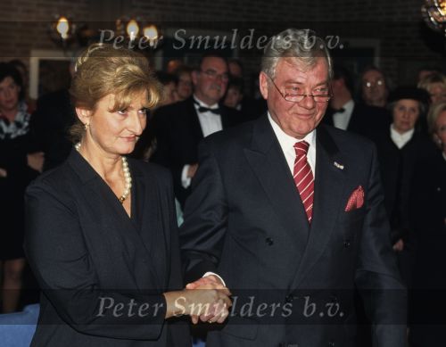 30 November 1996
Pierre Huyskens trouwt voor de 2e maal nadat zijn 1e vrouw enkele jaren geleden daarvoor was overleden.
Foto Peter Smulders BV