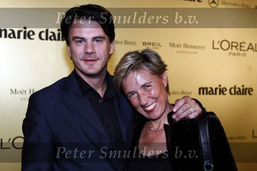 Amsterdam 13 november 2008
Uitreiking van de prix de la mode in het stedelijk museum. Piet Hein Kuipers met zijn vrouw
Peter Smulders bv
