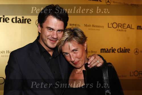 Amsterdam 13 november 2008
Uitreiking van de prix de la mode in het stedelijk museum. Piet Hein Kuipers met zijn vrouw
Peter Smulders bv