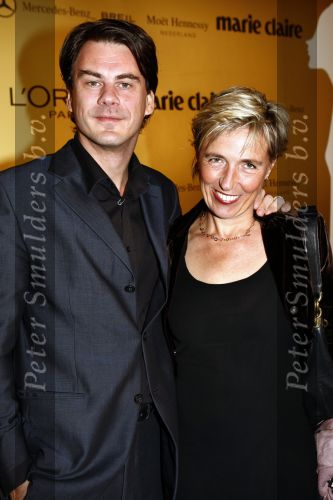 Amsterdam 13 november 2008
Uitreiking van de prix de la mode in het stedelijk museum. Piet Hein Kuipers met zijn vrouw
Peter Smulders bv