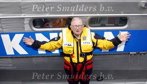 Hoek v Holland 3 november 2007
Pieter v Vollenhoven tijdens make a difference day met reddingsbrigade op boot.