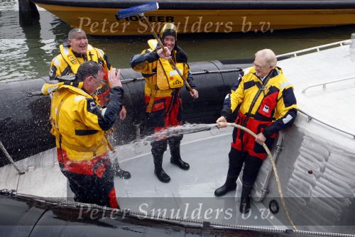 Hoek v Holland 3 november 2007
Pieter v Vollenhoven tijdens make a difference day met reddingsbrigade op boot.