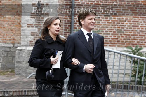 Wassenaar 3 april 2008
Herdenkingsdienst soldaat van oranje Erik Hazelhoff  in kerk wassenaar.Prins Pieter Christiaan met prinses Anita
Peter Smulders bv