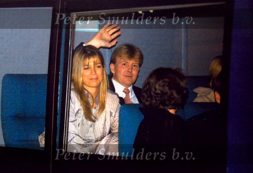 Amsterdam 31 januari 2001
Koningin Beatrix 63 jaar Maxima en Prins Willem Alexander.