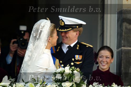 Amsterdam 2 februari 2002
Prins Willem Alexander en Maxima trouwen.
Prinses Juliana als bruidsmeisje