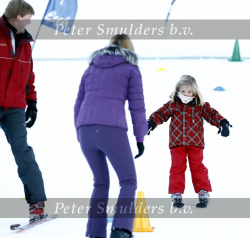Lech 10 februari 2008
Fotosessie Koninklijke familie. 
Prinses Amalia met Prinses Maxima en Prins Willem Alexander