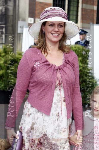 Den Haag 20 oktober 2007
Doop prinses Ariane . Een zwangere prinses Annette met haar kinderen Isabelle en Sam