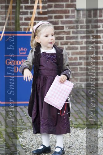 Apeldoorn Op paleis het Loo is vandaag de jongste zoon van Prins Bernhard en Prinses Annette gedoopt 
Op de foto Prinses Felicia