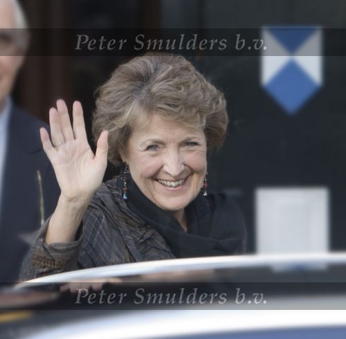 Apeldoorn 2 Oktober 2008 Op paleis het Loo is vandaag de jongste zoon van Prins Bernhard en Prinses Annette gedoopt Op de foto Prinses Margriet
Foto Peter Smulders BV