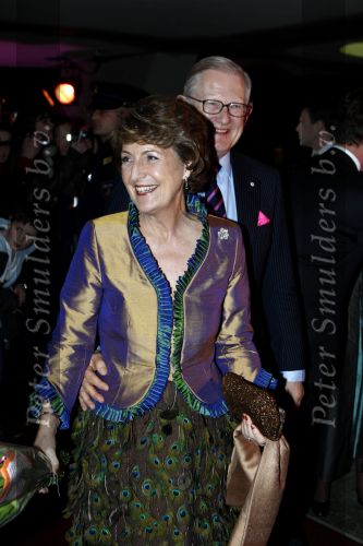 Apeldoorn 19 januari 2008
Prinses Margriet Pieter v Vollenhoven Prins Maurits Prinses Marilene Prins Bernhard jr  een zwangere Prinses Annette Prins Pieter Christiaan Prinses Anita Prins Floris Prinses Aimee Koningin Beatrix Prins Constantijn Prinses Laurentien Prins Friso Prinses Mabel Wisse Smit Prins Carlos en Prinses carolien bij voorstelling in Theater tbv vefrjaardag prinses Margriet.