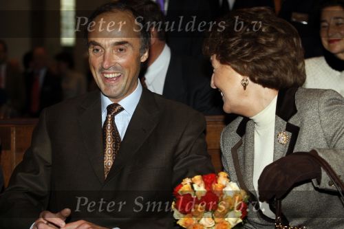 Utrecht 24 oktober 2007
Prins Lorenz van Belgie en Prinses Margriet bij bijeenkomst in Utrecht. Er werd gedemonstreerd tegen het belgisch konngshuis.