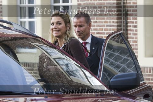 Apeldoorn 2 November 2008 Op paleis het Loo is vandaag de jongste zoon van Prins Bernhard en Prinses Annette gedoopt 
Op de foto Prinses Maxima