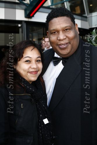 Zaandam 7 december 2008
Premiere op hoop van zegen.  Quintis Ristie met vrouw
Peter Smulders bv