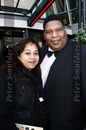 Zaandam 7 december 2008
Premiere op hoop van zegen.  Quintis Ristie met vrouw
Peter Smulders bv