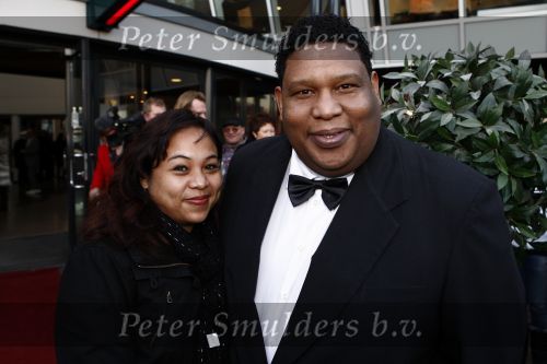 Zaandam 7 december 2008
Premiere op hoop van zegen.  Quintis Ristie met vrouw
Peter Smulders bv