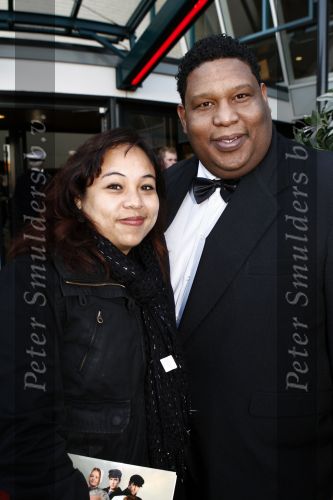 Zaandam 7 december 2008
Premiere op hoop van zegen.  Quintis Ristie met vrouw
Peter Smulders bv