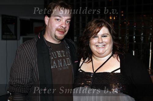 Hilversum 21 november 2008
Opnames popstars dat wordt gepresenteerd door Gerard Joling en een zwangere Nance Coolen. Rebecca met fans en met man kussend
Peter Smulders bv