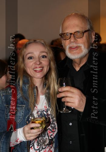 Amsterdam, 15 November 2008
Opening Expositie van Judith Wiersma
Rob Houwer met zijn partner, schrijfster en actrice Esther Waij
Foto Peter Smulders BV