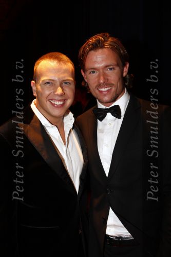 Hilversum 2 juni 2008
Uitreiking musical awards in studio 22. Jamai Loman met vriend Ron Link
Peter Smulders bv