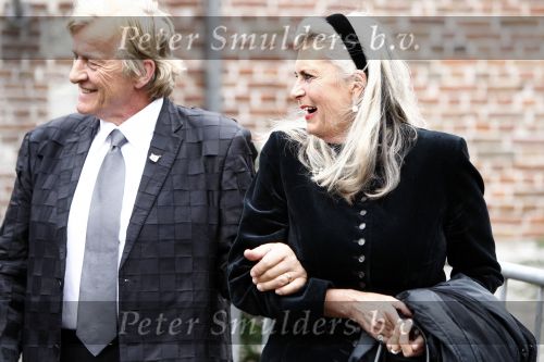 Wassenaar 3 april 2008
Herdenkingsdienst soldaat van oranje Erik Hazelhoff  in kerk wassenaar. Prin ses Margriet Pieter v Vollenhoven  en Rutger Hauer met zijn vrouw