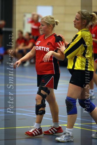 Eindhoven, 18 Oktober 2008
Handbalwedstrijd Dames PSV 2-Avanti, eindstand 16-12
Ruth Bemelmans (no. 12)
