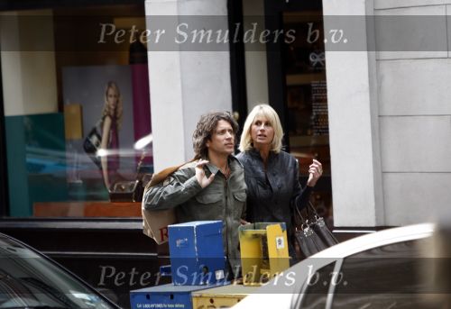 New York 1 november 2008
Sander Vahle met zijn vriendin Heleen Kolff aan het winkelen in Soho .
Peter Smulders bv