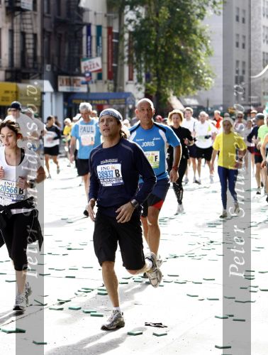 New York 2 november 2008
Sander Vahle tijdens de marathon van New York.
Peter Smulders bv