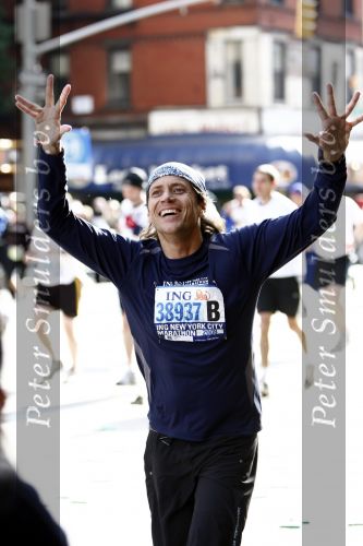 New York 2 november 2008
Sander Vahle tijdens de marathon van New York.
Peter Smulders bv