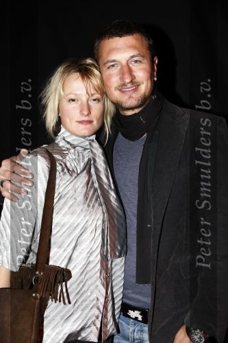 Amsterdam 23 januari 2008
Modeshow Blue Blood tijdens amsterdam fashion week. Sebastiaan Labrie met vriendin