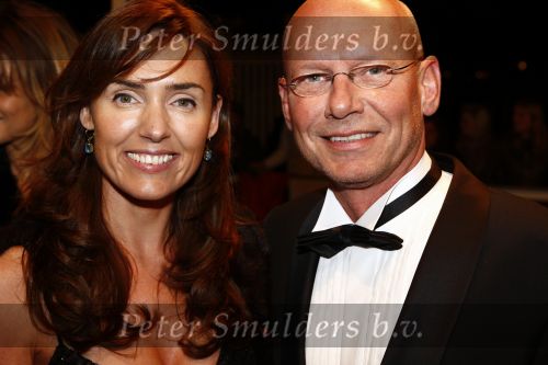 Amsterdam 24 oktober 2008
Uitreiking en gala van de televizierring 2008 in Carre. kathleen Vahl met vriend Sjoerd Pleijsier