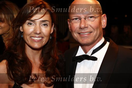 Amsterdam 24 oktober 2008
Uitreiking en gala van de televizierring 2008 in Carre. kathleen Vahl met vriend Sjoerd Pleijsier