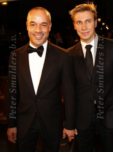 Amsterdam 10 oktober 2008
Premiere Sunset Boulevard in Carre. Stanley Burlesson met vriend
Peter Smulders bv