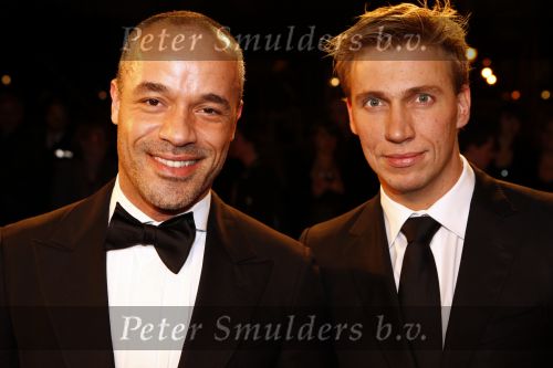 Amsterdam 10 oktober 2008
Premiere Sunset Boulevard in Carre. Stanley Burlesson met vriend
Peter Smulders bv