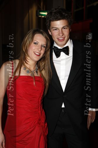 Amsterdam 19 decdember 2007
Sportman van het jaar verkiezing in de rai. Sven Kramer met Ireen Wust
Peter Smulders bv