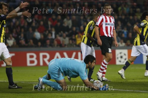 Eindhoven, 23 Oktober 2007
Champions League wedstrijd PSV-Fenerbahce, eindstand 0-0
Seizoen 2007/2008
Doelman Volkan Demirel