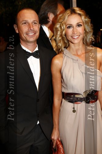 Amsterdam 24 oktober 2008
Uitreiking televizierring 2008 in Carre.Wendy v Dijk met broer Mike v Dijk