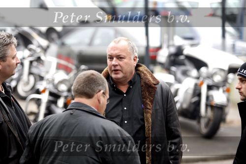 Amsterdam 29 oktober 2007
Rechtzaak  tegen de hells angels . oa Bram Moszkowicz en Big Willem v Boxtel zijn aanwezig.