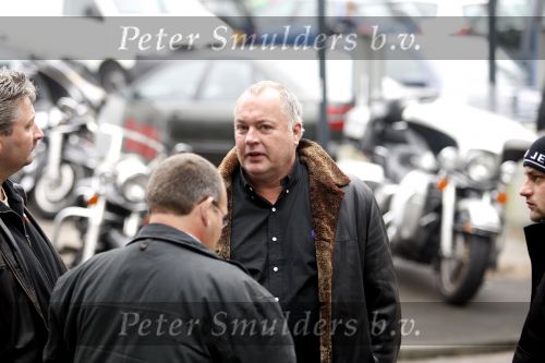 Amsterdam 29 oktober 2007
Rechtzaak  tegen de hells angels . oa Bram Moszkowicz en Big Willem v Boxtel zijn aanwezig.