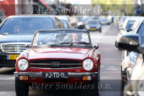 Amsterdam 6 oktober 2007
Willibrord Frequin in Triumph cabrio van 28 jaar oud op de pc hooftstraat.